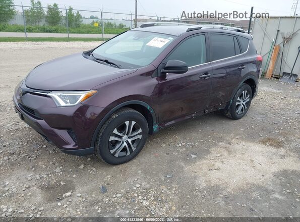 2T3BFREV7JW728458 2018 TOYOTA RAV4 Burgundy Front left