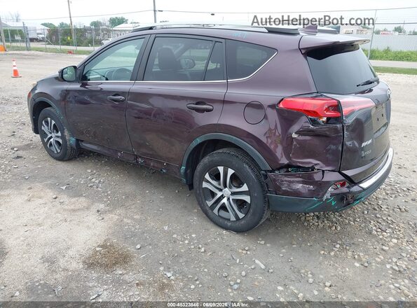 2T3BFREV7JW728458 2018 TOYOTA RAV4 Burgundy Rear left