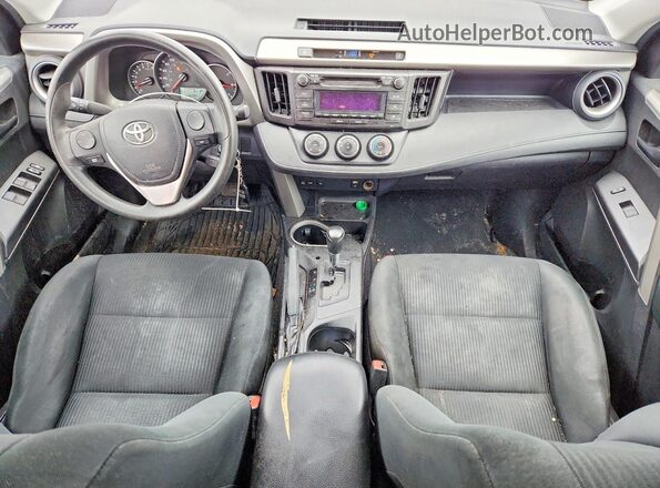 2T3BFREV8GW465938 2016 TOYOTA RAV4 White Вид панелі приладів
