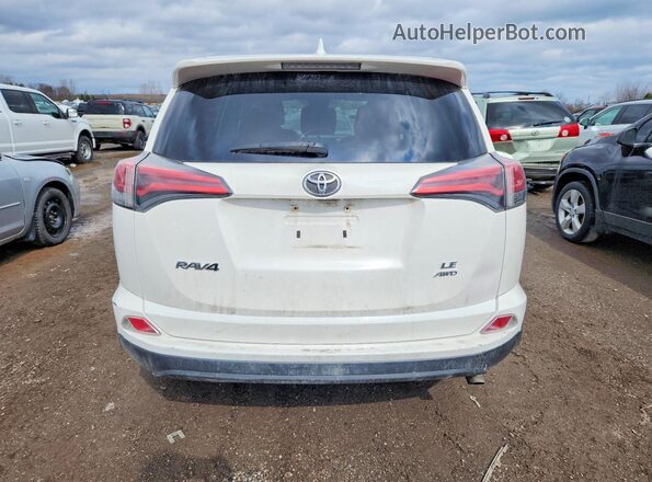 2T3BFREV8GW465938 2016 TOYOTA RAV4 White Вид ззаду