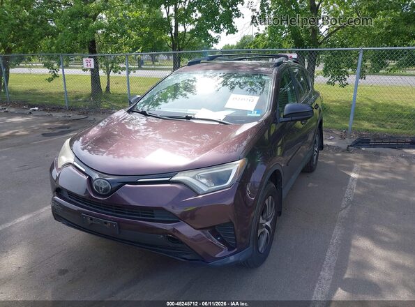 2T3BFREV8JW802762 2018 TOYOTA RAV4 Фиолетовый Передняя левая четверть