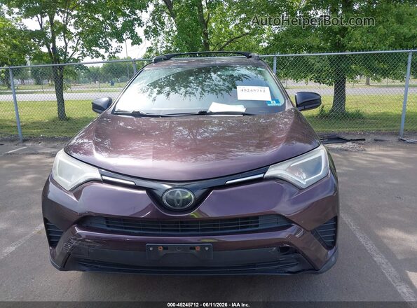2T3BFREV8JW802762 2018 TOYOTA RAV4 Фиолетовый Вид спереди