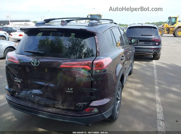 2T3BFREV8JW802762 2018 TOYOTA RAV4 Фиолетовый Задняя правая четверть