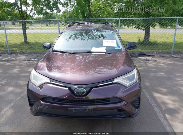 2T3BFREV8JW802762 2018 TOYOTA RAV4 Фиолетовый Вид щитка приборов