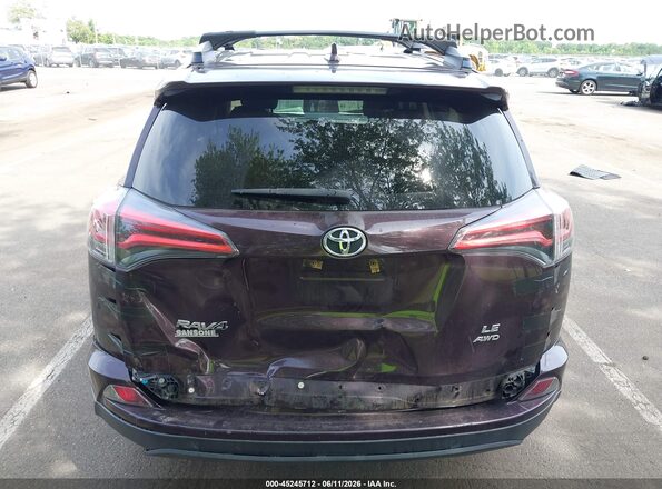 2T3BFREV8JW802762 2018 TOYOTA RAV4 Фиолетовый 