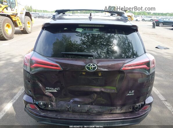 2T3BFREV8JW802762 2018 TOYOTA RAV4 Фиолетовый 