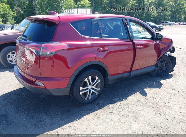 2T3BFREV9JW848584 2018 TOYOTA RAV4 Red Задня права чверть