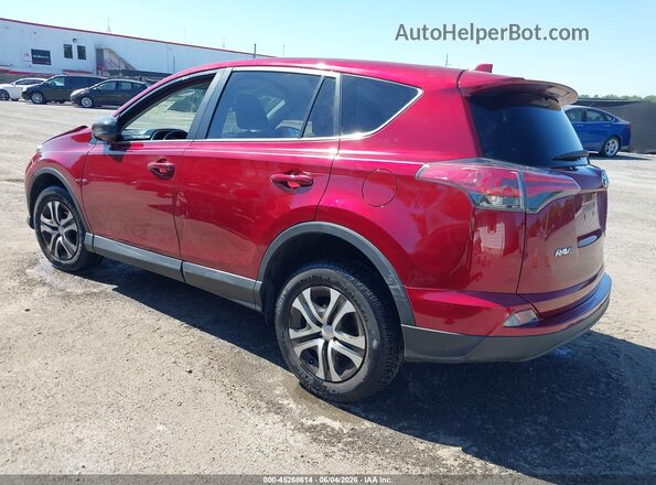 2T3BFREV9JW848584 2018 TOYOTA RAV4 Red Задня ліва чверть