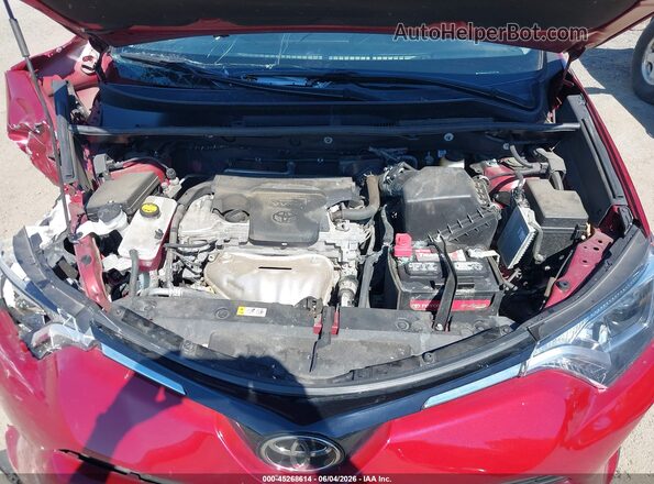 2T3BFREV9JW848584 2018 TOYOTA RAV4 Red Вид ззаду