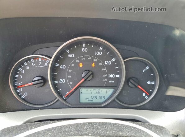 2T3BFREVXGW488394 2016 TOYOTA RAV4 Red Instrument cluster view