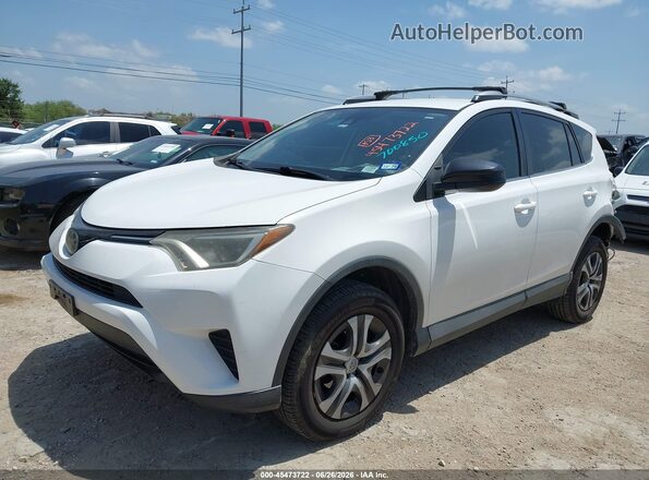 2T3BFREVXJW700850 2018 TOYOTA RAV4 White წინა მარცხენა ხედი სამი მეოთხედიდან
