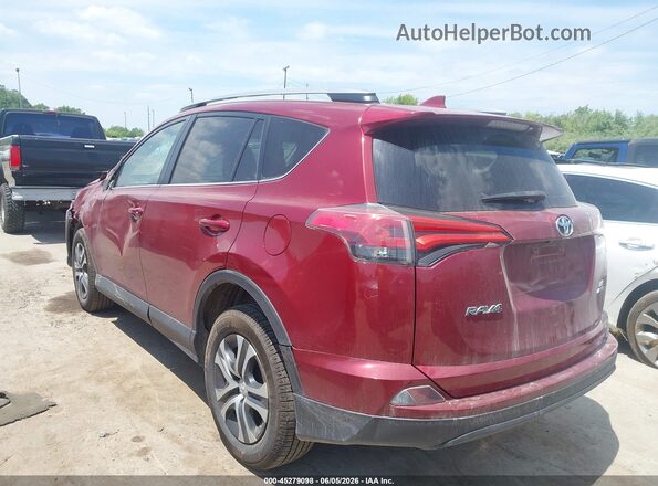 2T3BFREVXJW756223 2018 TOYOTA RAV4 Red Tył lewy