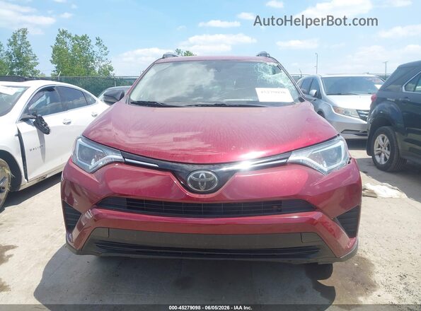 2T3BFREVXJW756223 2018 TOYOTA RAV4 Red Widok wnętrza z tyłu