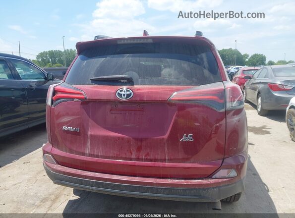 2T3BFREVXJW756223 2018 TOYOTA RAV4 Red 
