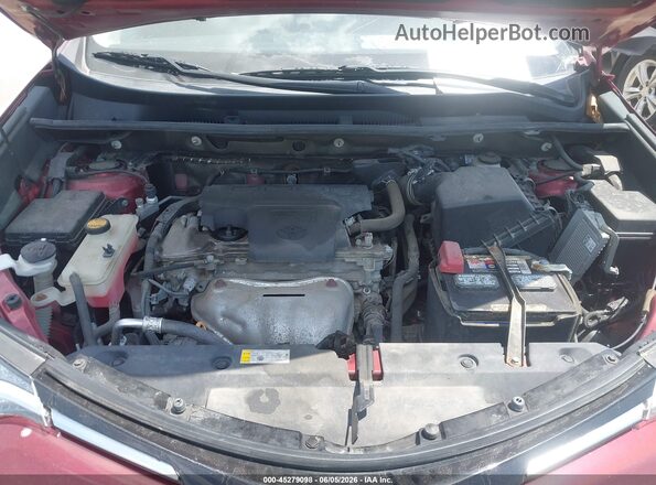 2T3BFREVXJW756223 2018 TOYOTA RAV4 Red Widok z tyłu
