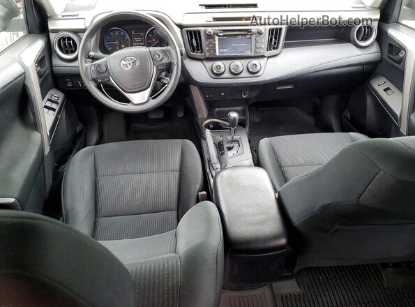 2T3BFREVXJW764905 2018 TOYOTA RAV4 Blue Dashboard view