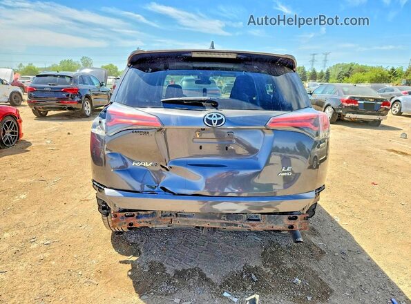 2T3BFREVXJW773961 2018 TOYOTA RAV4 Gray Հետևի տեսք