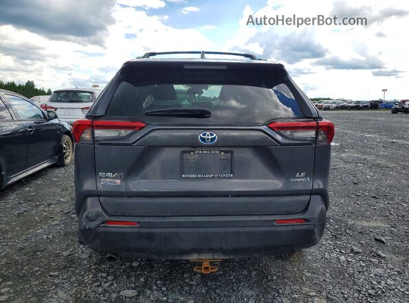 2T3BWRFV4KW021981 2019 TOYOTA RAV4 Charcoal Հետևի տեսք