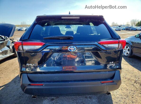 2T3BWRFV5MW108713 2021 TOYOTA RAV4 Black უკანა ხედი