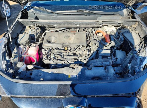 2T3BWRFV5MW108713 2021 TOYOTA RAV4 Black ძრავის განყოფილების ხედი