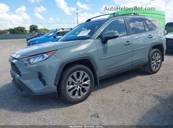 2T3C1RFV0MW175609 2021 TOYOTA RAV4 Gray Առջևի ձախ երեք քառորդ տեսարան
