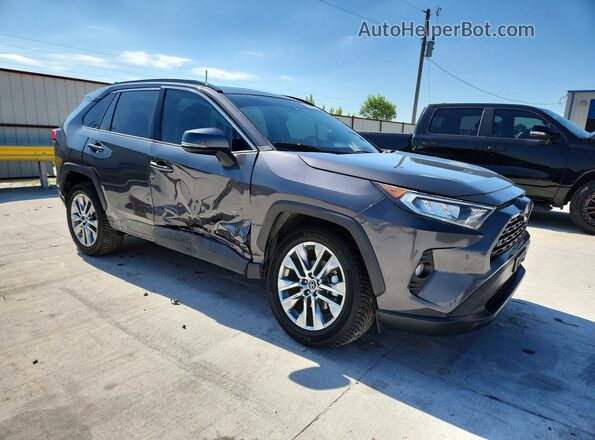 2T3C1RFV2KW037888 2019 TOYOTA RAV4 Gray Delantero derecho