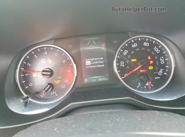 2T3C1RFV2LC039126 2020 TOYOTA RAV4 Green Սարքավորումների վահանակի տեսք