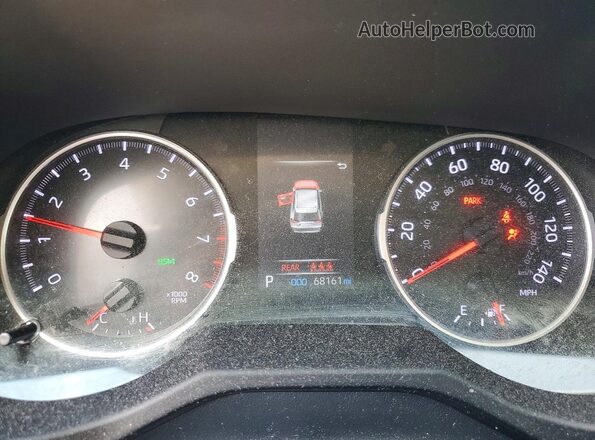 2T3C1RFV2MC108933 2021 TOYOTA RAV4 Silver Vista del cuadro de instrumentos