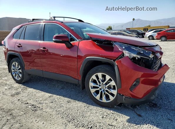 2T3C1RFV2MW150730 2021 TOYOTA RAV4 Red Front right