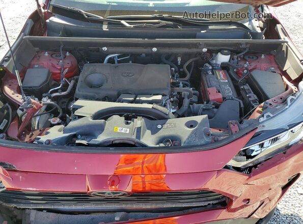2T3C1RFV2MW150730 2021 TOYOTA RAV4 Red Engine compartment view