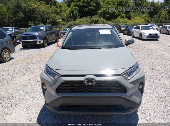 2T3C1RFV3MC088109 2021 TOYOTA RAV4 Gray Вид задньої частини салону