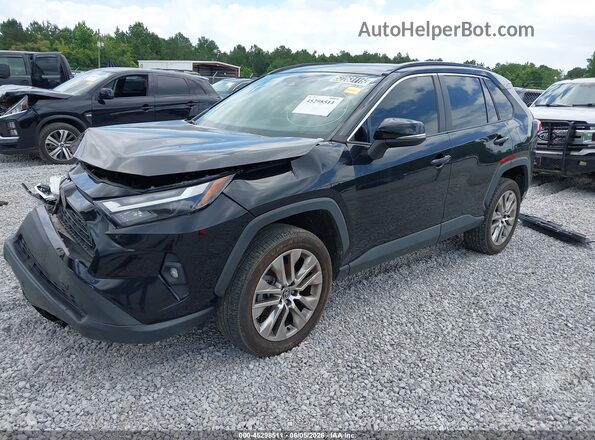 2T3C1RFV3NC194836 2022 TOYOTA RAV4 Black Առջևի ձախ երեք քառորդ տեսարան