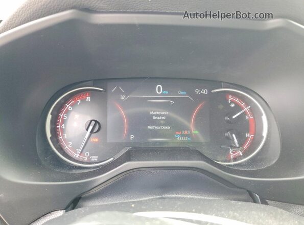 2T3C1RFV3PC244377 2023 TOYOTA RAV4 Gray Vista del cuadro de instrumentos
