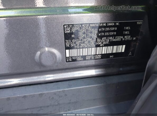 2T3C1RFV3RC252305 2024 TOYOTA RAV4 Gray Engine compartment view