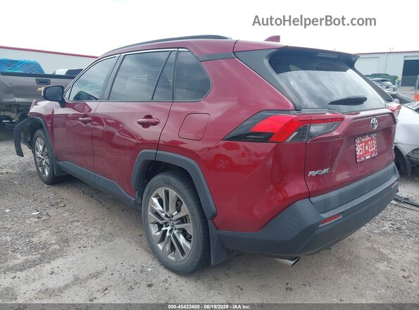 2T3C1RFV4KW049671 2019 TOYOTA RAV4 Red Rear left