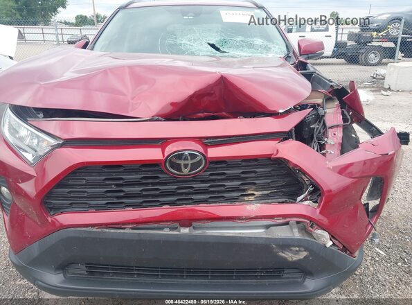 2T3C1RFV4KW049671 2019 TOYOTA RAV4 Red Front view