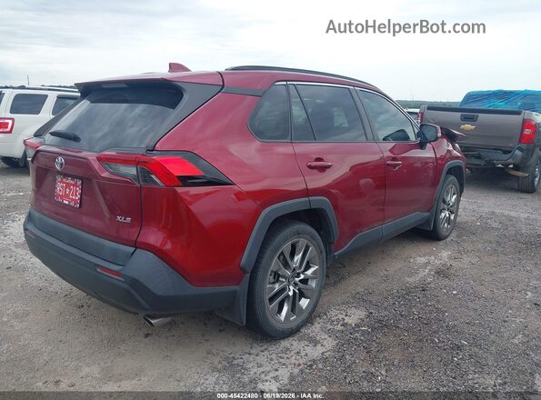 2T3C1RFV4KW049671 2019 TOYOTA RAV4 Red Rear right