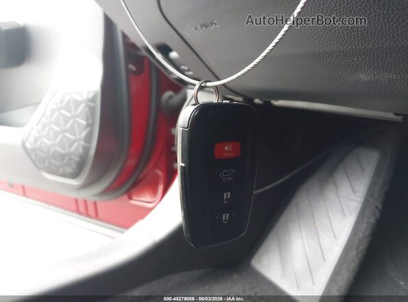 2T3C1RFV4NW210363 2022 TOYOTA RAV4 Red Dashboard view