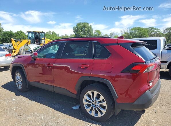 2T3C1RFV4SW376877 2025 TOYOTA RAV4 Бордовый Задняя левая четверть