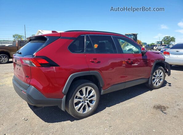 2T3C1RFV4SW376877 2025 TOYOTA RAV4 Бордовый Задняя правая четверть