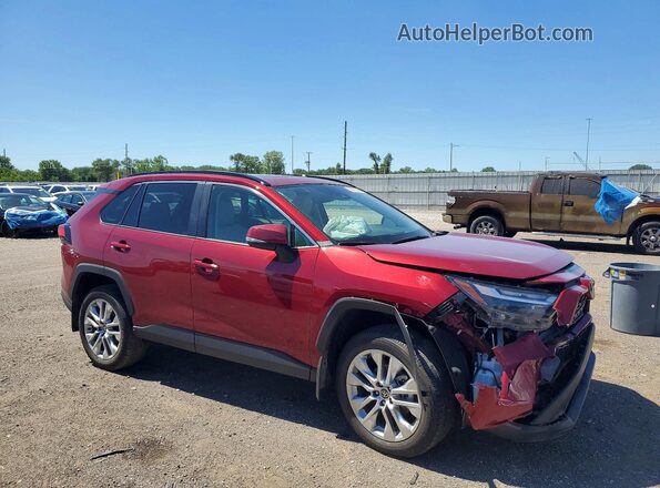 2T3C1RFV4SW376877 2025 TOYOTA RAV4 Бордовый Передняя правая четверть