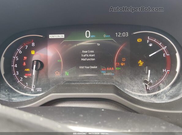 2T3C1RFV5RW362500 2024 TOYOTA RAV4 Burgundy Вид задніх сидінь