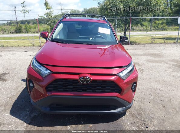 2T3C1RFV5RW362500 2024 TOYOTA RAV4 Burgundy Вид щитка приладів