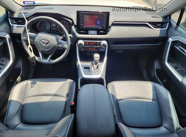 2T3C1RFV6NW186017 2022 TOYOTA RAV4 Белый Вид панели приборов
