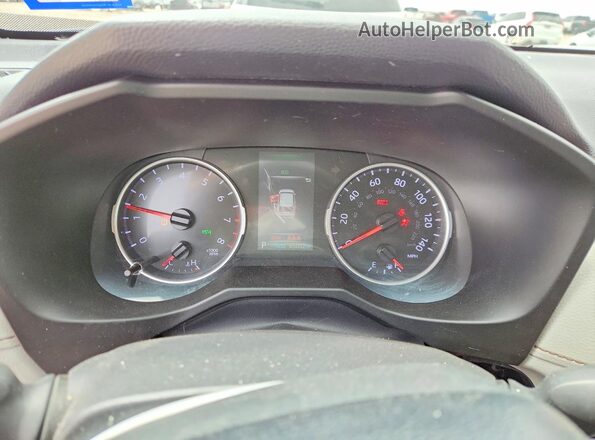 2T3C1RFV7KC008873 2019 TOYOTA RAV4 Серебряный Вид щитка приборов