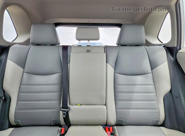2T3C1RFV7KC008873 2019 TOYOTA RAV4 Серебряный Вид задних сидений
