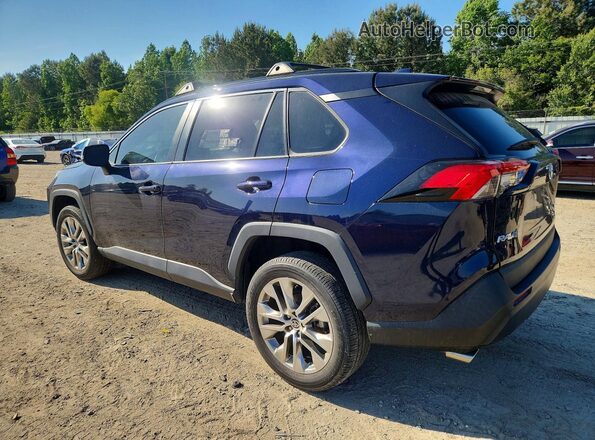 2T3C1RFV7MW142087 2021 TOYOTA RAV4 Blue Trasero izquierdo