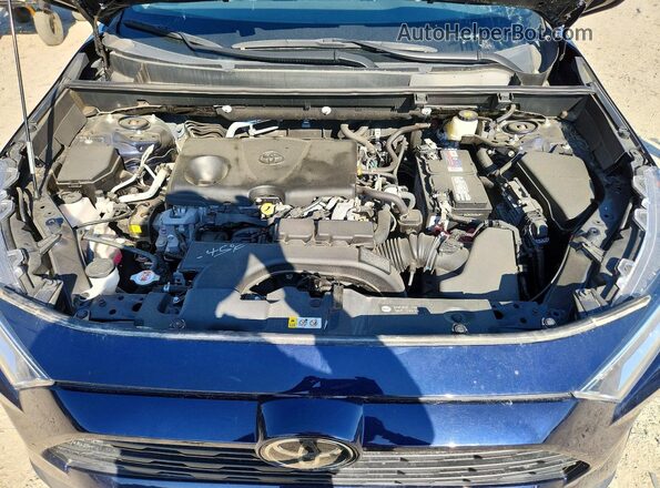 2T3C1RFV7MW142087 2021 TOYOTA RAV4 Blue Vista del compartimento del motor