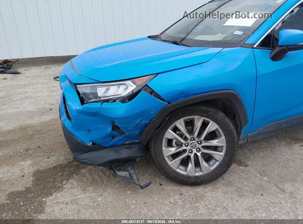2T3C1RFV7MW172965 2021 TOYOTA RAV4 Blue Դիմացի տեսք