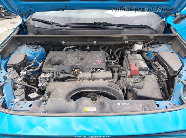 2T3C1RFV7MW172965 2021 TOYOTA RAV4 Blue Հետևի տեսք